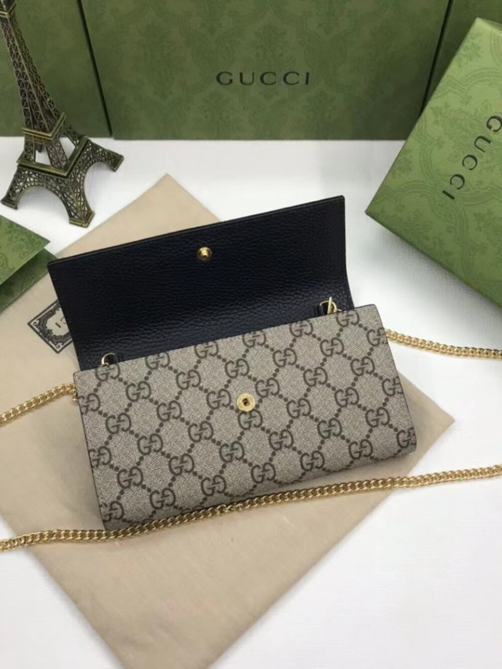 Gucci Ophidia Wallet Flap Purse - Picture 5 of 9